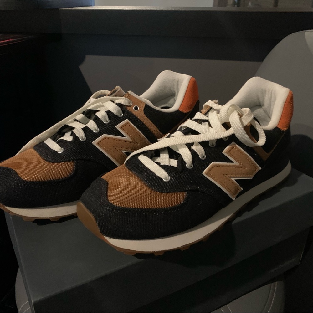 New Balance 574 Denim Blk w/ Faded Workwear